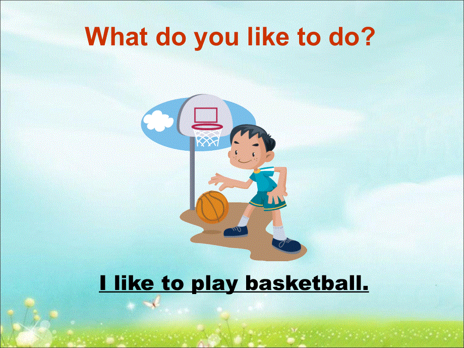 四年级下册英语课件-Unit 3 More About Me Lesson 17 What Do You Like to Do？ ｜冀教版（一起）(共20张PPT).ppt_第3页