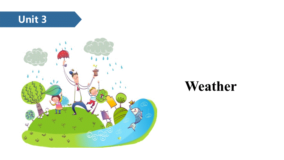 四年级下册英语课件-Unit 3 Weather A∣人教（PEP）（2014秋） (共16张PPT).ppt_第1页