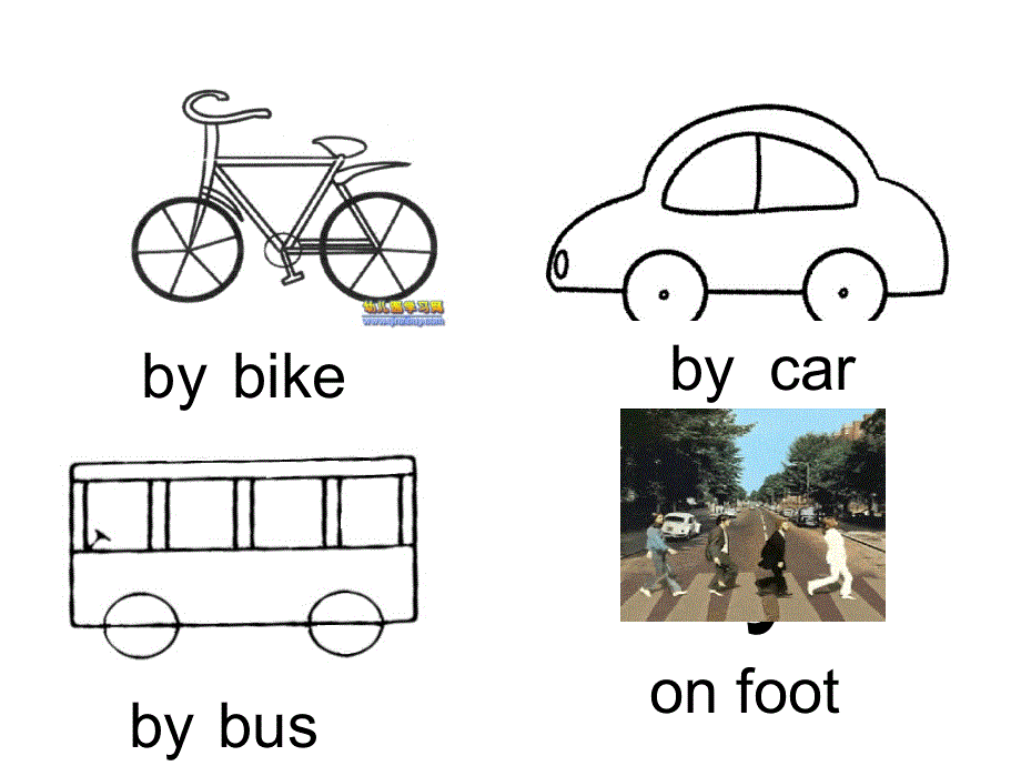 四年级下册英语课件－Lesson 16 How Do you walk to school？｜冀教版 (共16张PPT).ppt_第3页