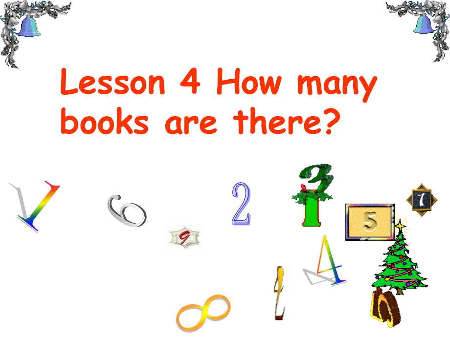 四年级下册英语课件－Lesson 4 How Many books are there？｜冀教版(共45张PPT).ppt_第1页
