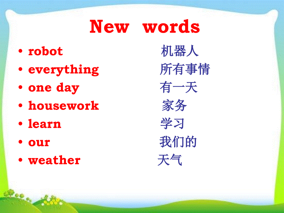 四年级下册英语课件－M4U2－ will it be hot in Haikou ｜外研社（三起）　 (5) (共15张PPT).ppt_第3页