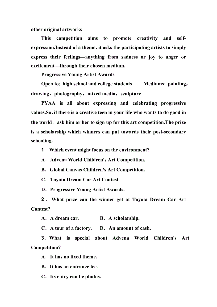 2020届英语高考二轮专题复习与测试：题型组合练（三十） WORD版含解析.doc_第2页