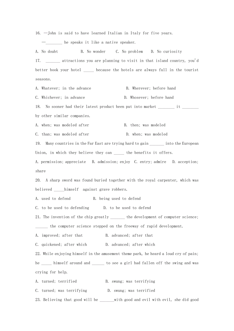 2020-2021学年高中英语 Unit 1 Great scientists Language points课时作业2 新人教版必修5.docx_第3页
