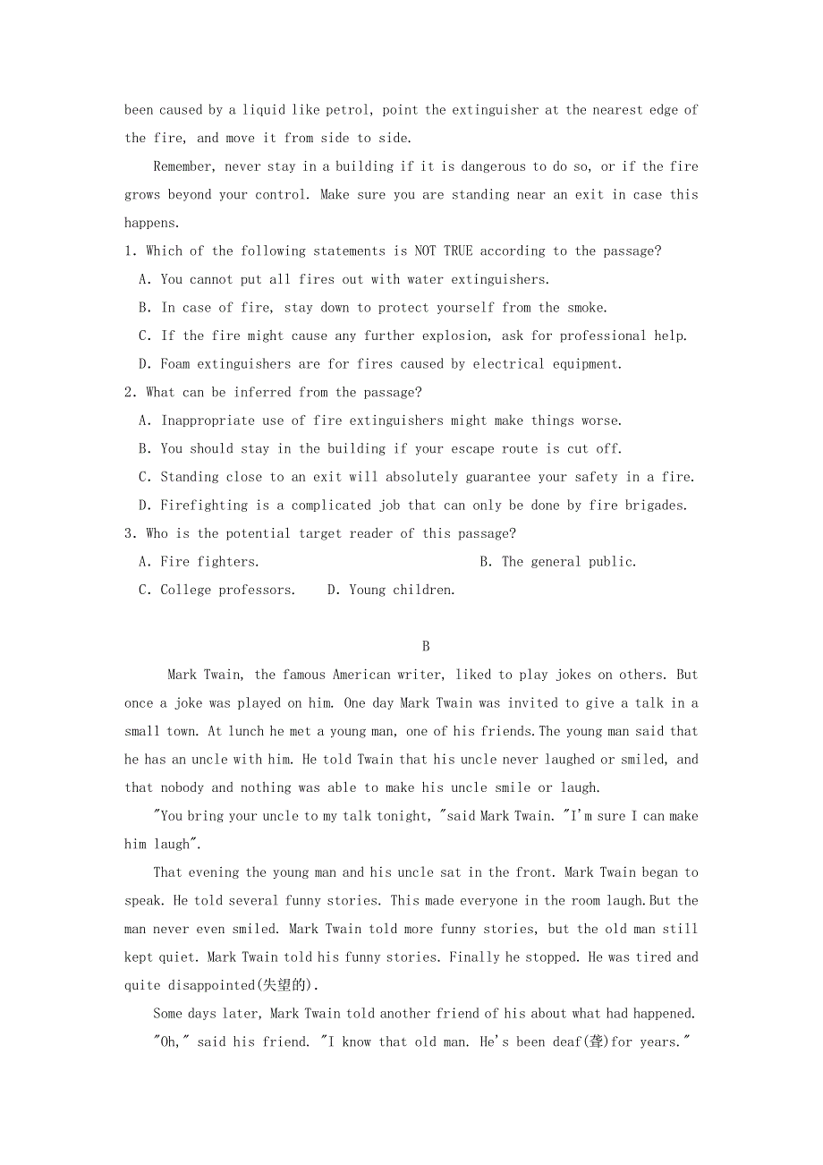 2020-2021学年高中英语 Unit 1 Great scientists reading课时作业2 新人教版必修5.docx_第2页