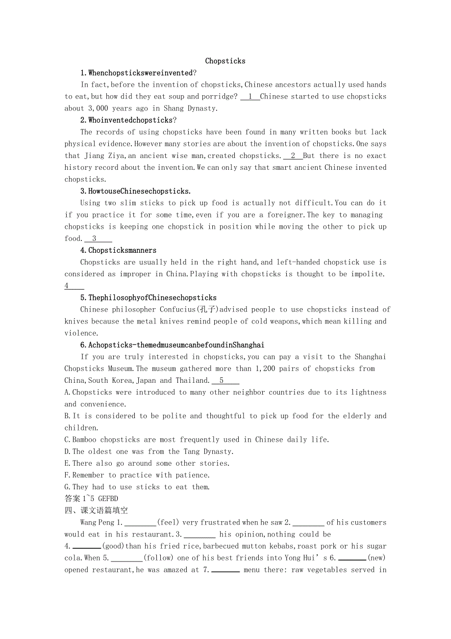 2020-2021学年高中英语 Unit 2 Healthy eating Section Ⅰ— Warming UpPre-readingReading & Comprehending习题（含解析）新人教版必修3.docx_第3页