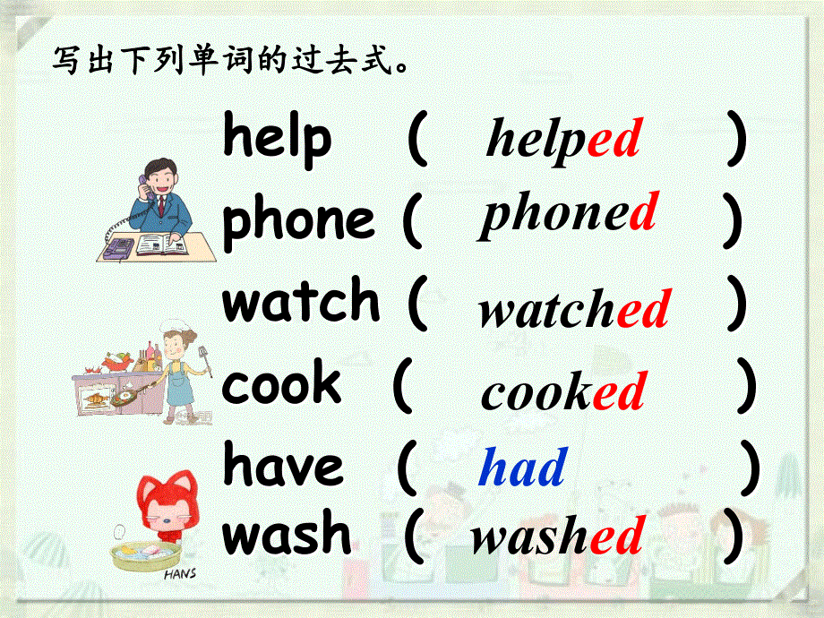 四年级下册英语课件－M7 U2 Grandma cooked fish (2)｜外研社(三起) (共16张PPT).ppt_第3页