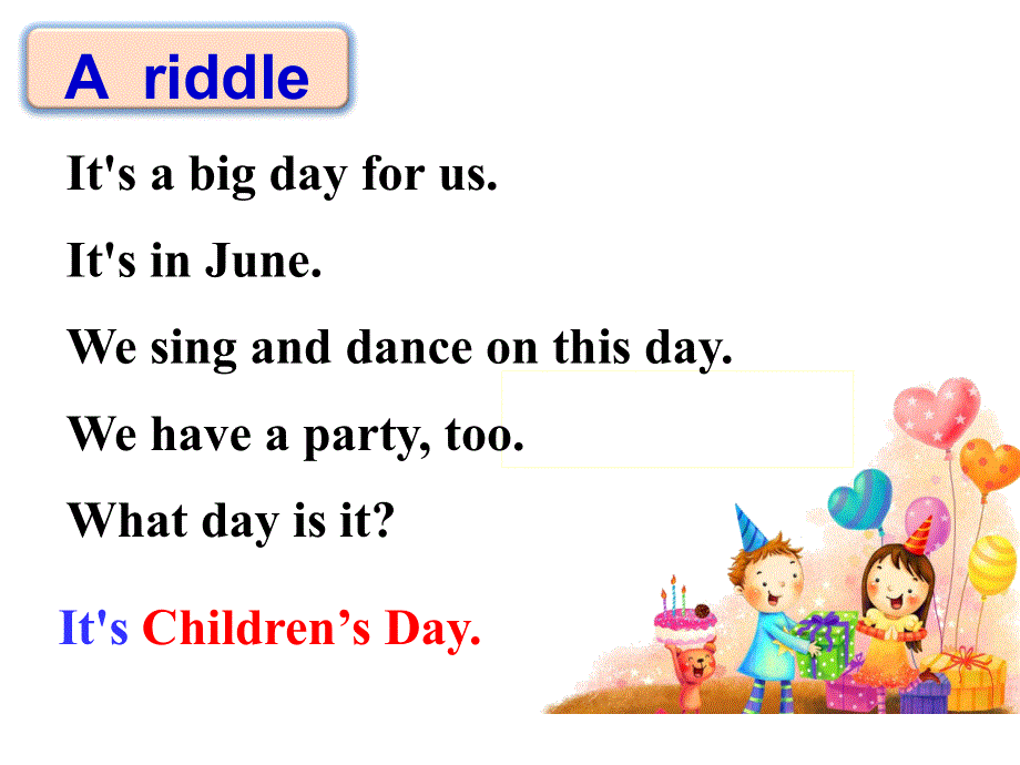 四年级下册英语课件－Unit 11《Children’s Day》（第一课时）｜牛津上海版（深圳用） (共15张PPT).ppt_第2页