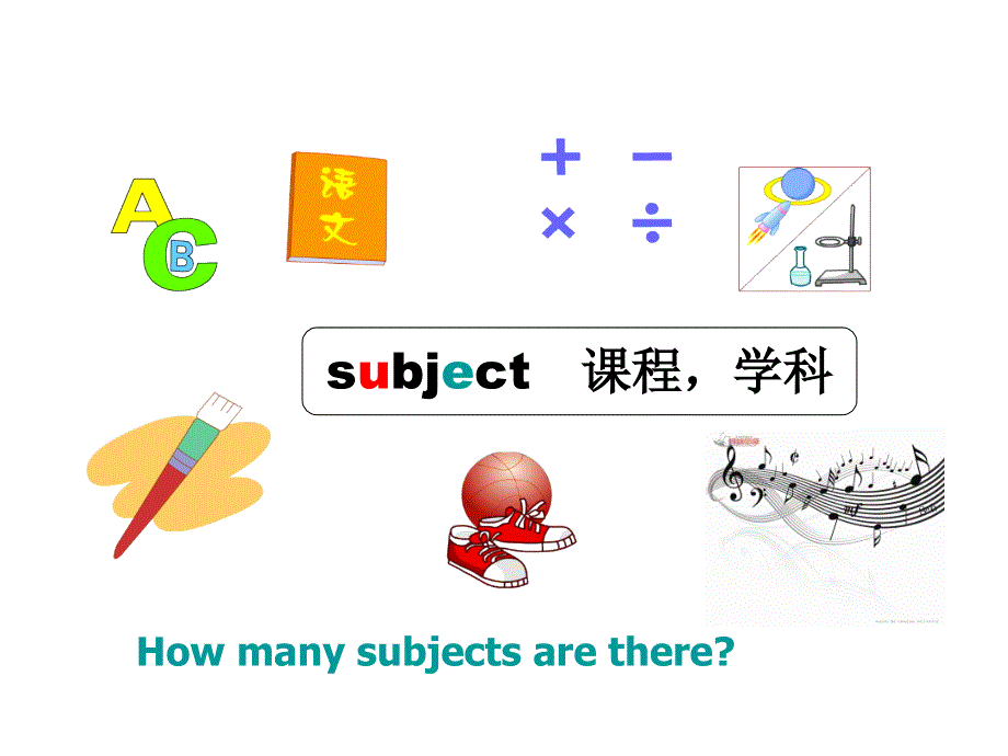 四年级下册英语课件－《Unit 1 Our school subjects》｜译林版（三起）(共11张PPT).ppt_第2页