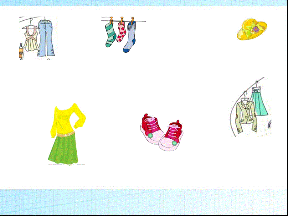 四年级下册英语课件－Unit5 My clothes PartB (1)｜人教PEP（2014秋） (共14张PPT).ppt_第2页