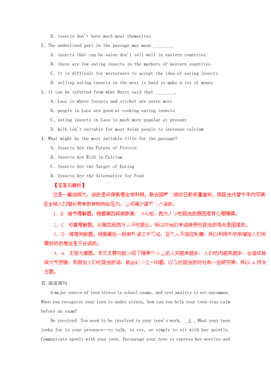 2020-2021学年高中英语 Unit 5 First aid using language课时作业2 新人教版必修5.docx_第2页