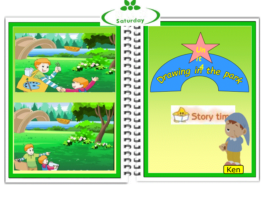 四年级下册英语课件－《Unit 4 Drawing in the park》｜译林版（三起）(共21张PPT).ppt_第3页