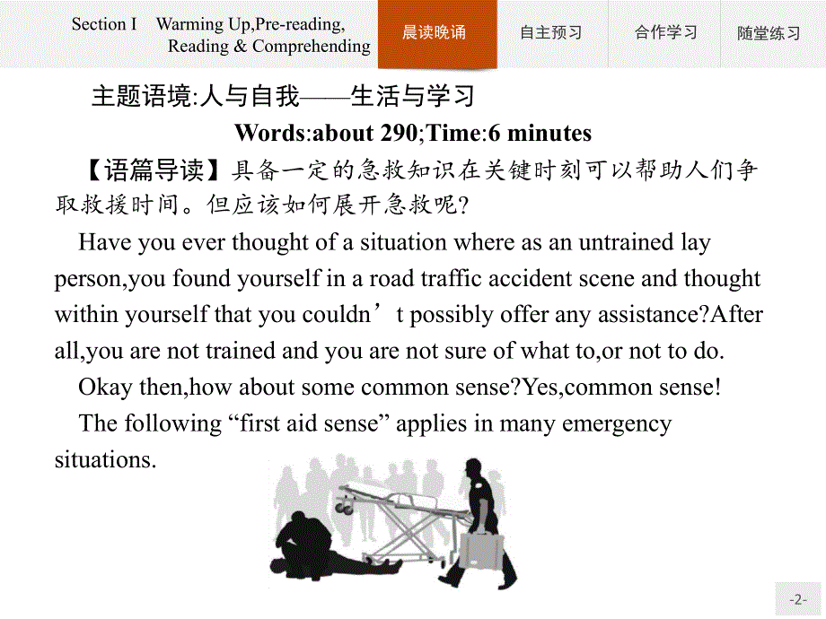 2020-2021学年高中英语人教版必修5课件：UNIT 5　SECTION Ⅰ　WARMING UPPRE-READINGREADING & COMPREHENDING .pptx_第2页