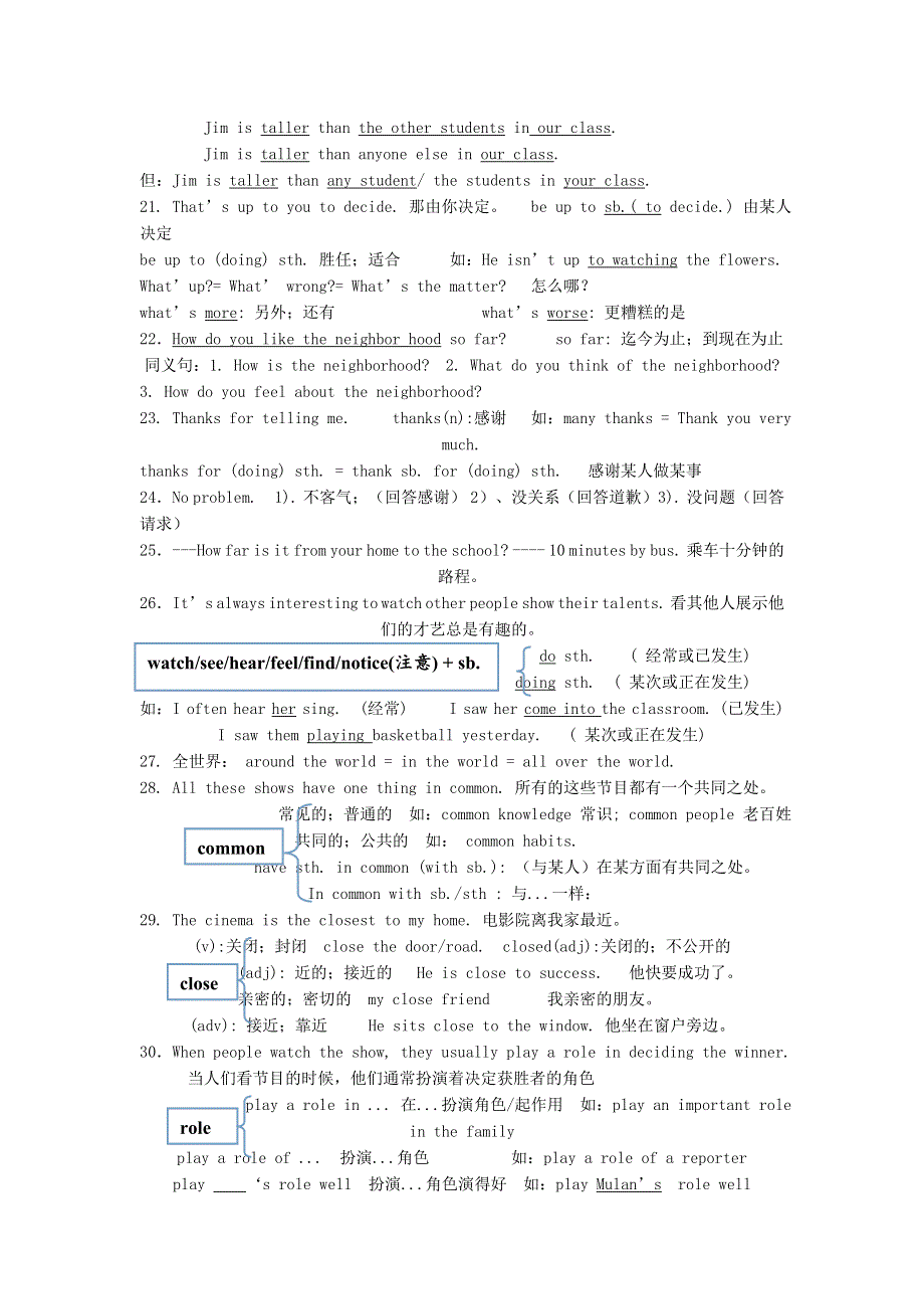 2019年八年级英语上册Unit4What’sthebestmovietheater知识点总结素材新版人教新目标版.doc_第2页