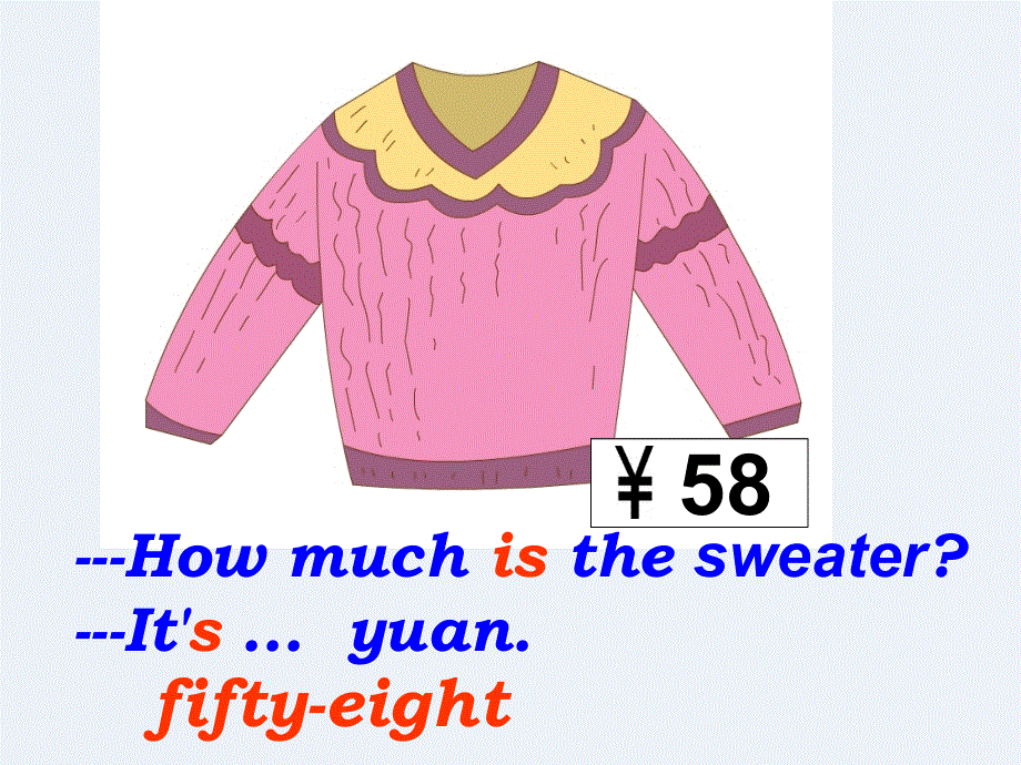 四年级下册英语课件-Unit 5 Shopping Lesson 3 How much is this shirt∣鲁科版（五四制）（三起）.ppt_第3页