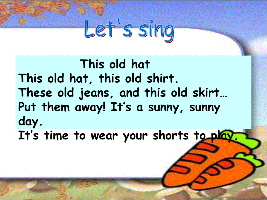 四年级下册英语课件-Unit 5Our Clothes1_广东开心英语.ppt_第2页