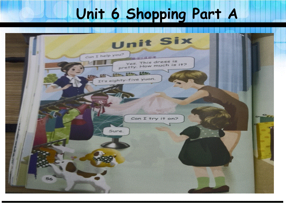 四年级下册英语课件-Unit 6 Shopping A_人教（PEP）（2014秋） (共24张PPT).ppt_第1页