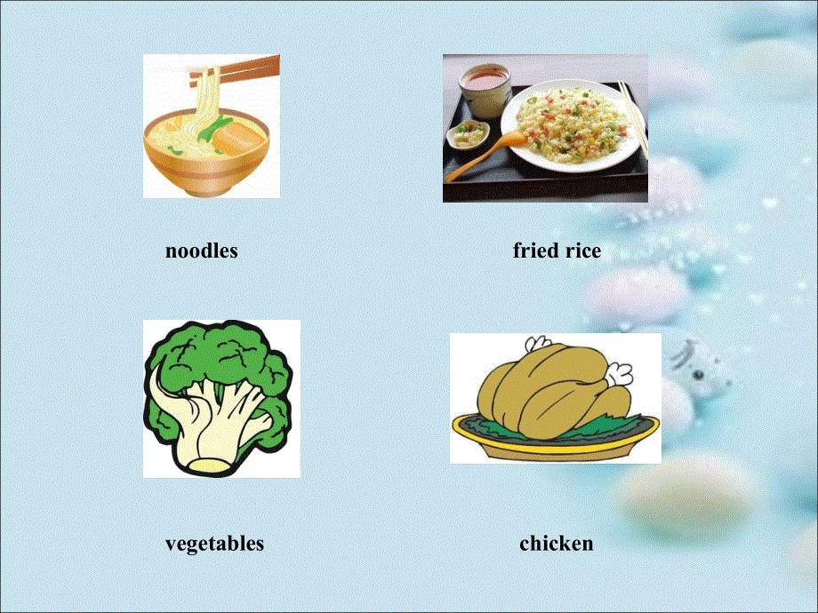 四年级下册英语课件-Unit 7 At the Restaurant Lesson 1 What do you like 3_北师大版（三起）（2014秋） (共18张PPT).ppt_第3页