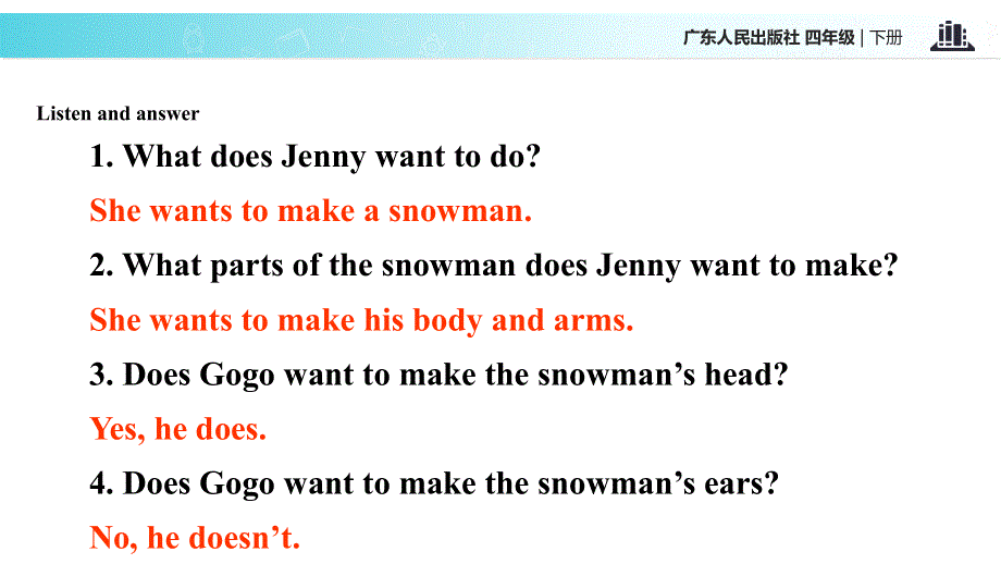 四年级下册英语课件-Unit 8 Weekend Fun｜广东开心英语(共13张PPT).ppt_第3页