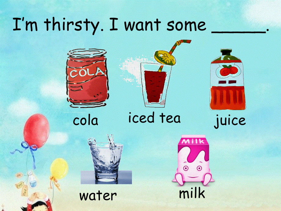 四年级下册英语课件-Unit 9 Lesson 1 I’m thirsty北师大版（三起） (共18张PPT).ppt_第3页