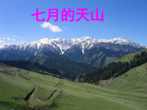 四年级下册语文课件-4.七月的天山｜人教新课标 (共48张PPT).ppt