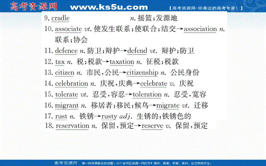 2020-2021学年高二人教版英语选修9课件：UNIT 3 WARMING UP & READING .ppt_第3页