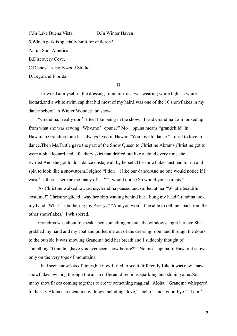 2023届高考外研版英语一轮复习试题（适用于新高考新教材） 选择性必修第二册　UNIT 4　阅读题组——练速度 WORD版含解析.doc_第2页