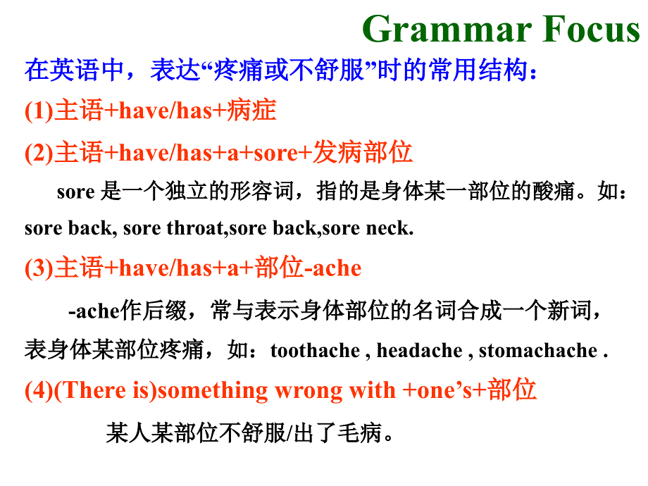 四年级下英语课件-Unit 3 What's the Matter__教科版.ppt_第3页