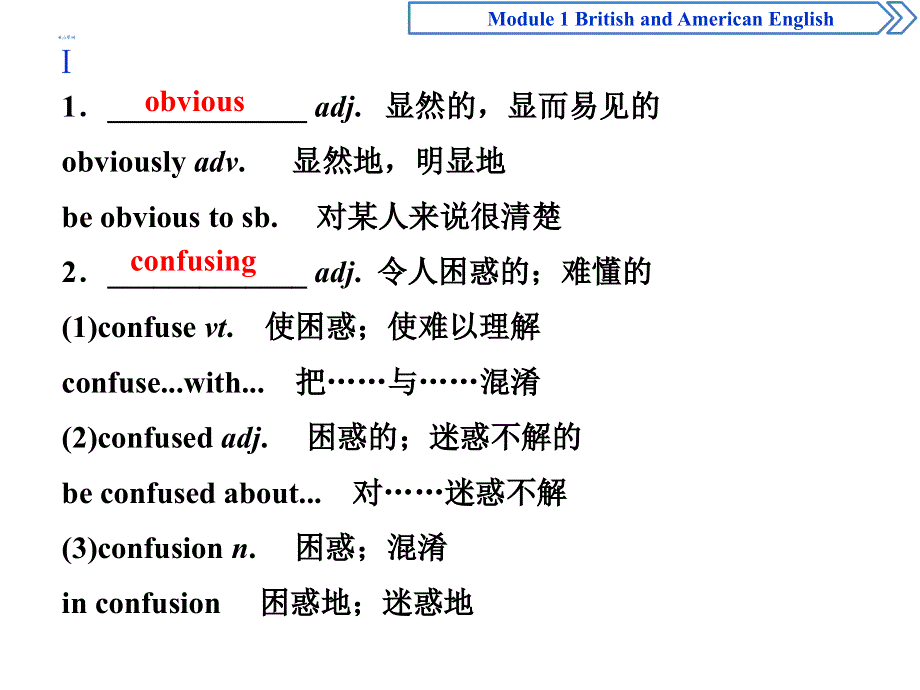 四川省北大附中成都为明学校高中英语必修5：MODULE 1 第七课时 课件 .ppt_第2页