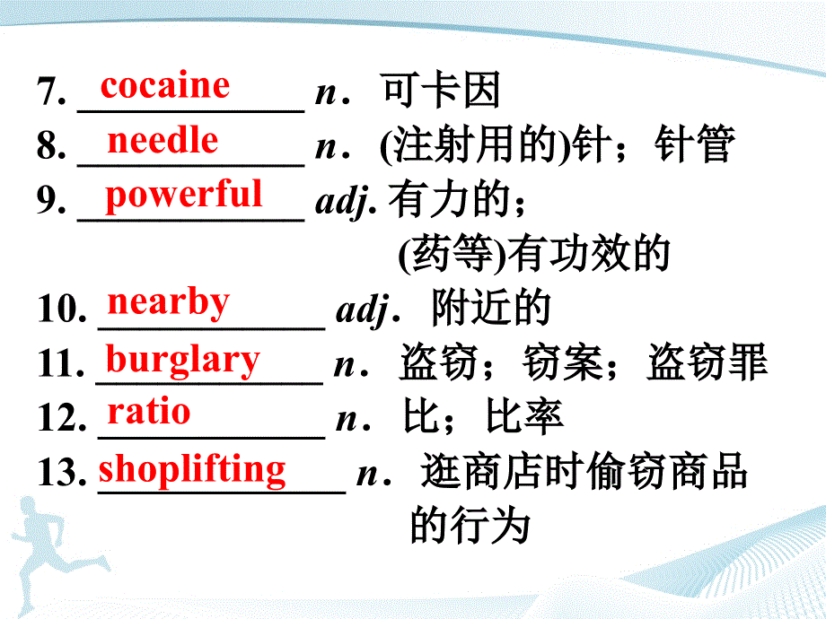 四川省宜宾市南溪区第二中学校高中英语外研版课件 必修二 MODULE 2 NO DRUGS.ppt_第2页