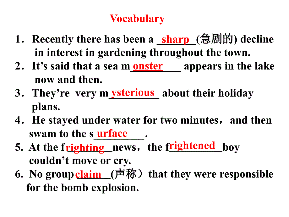 四川省昭觉中学高二英语复习课件（外研版必修5）：READING.ppt_第2页