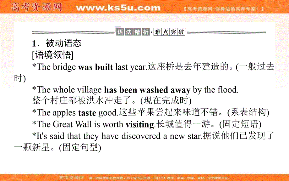 2020-2021高中外研版英语必修4课件：MODULE 4　GREAT SCIENTISTS SECTION Ⅱ　GRAMMAR .ppt_第3页