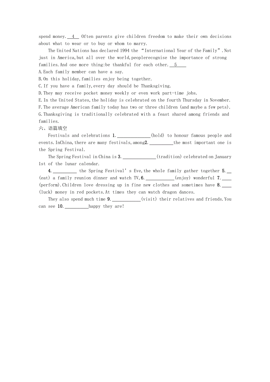 2020-2021学年新教材高中英语 Unit 1 Festivals and Celebrations Section Ⅱ Discovering Useful Structures练习（含解析）新人教版必修第三册.docx_第3页