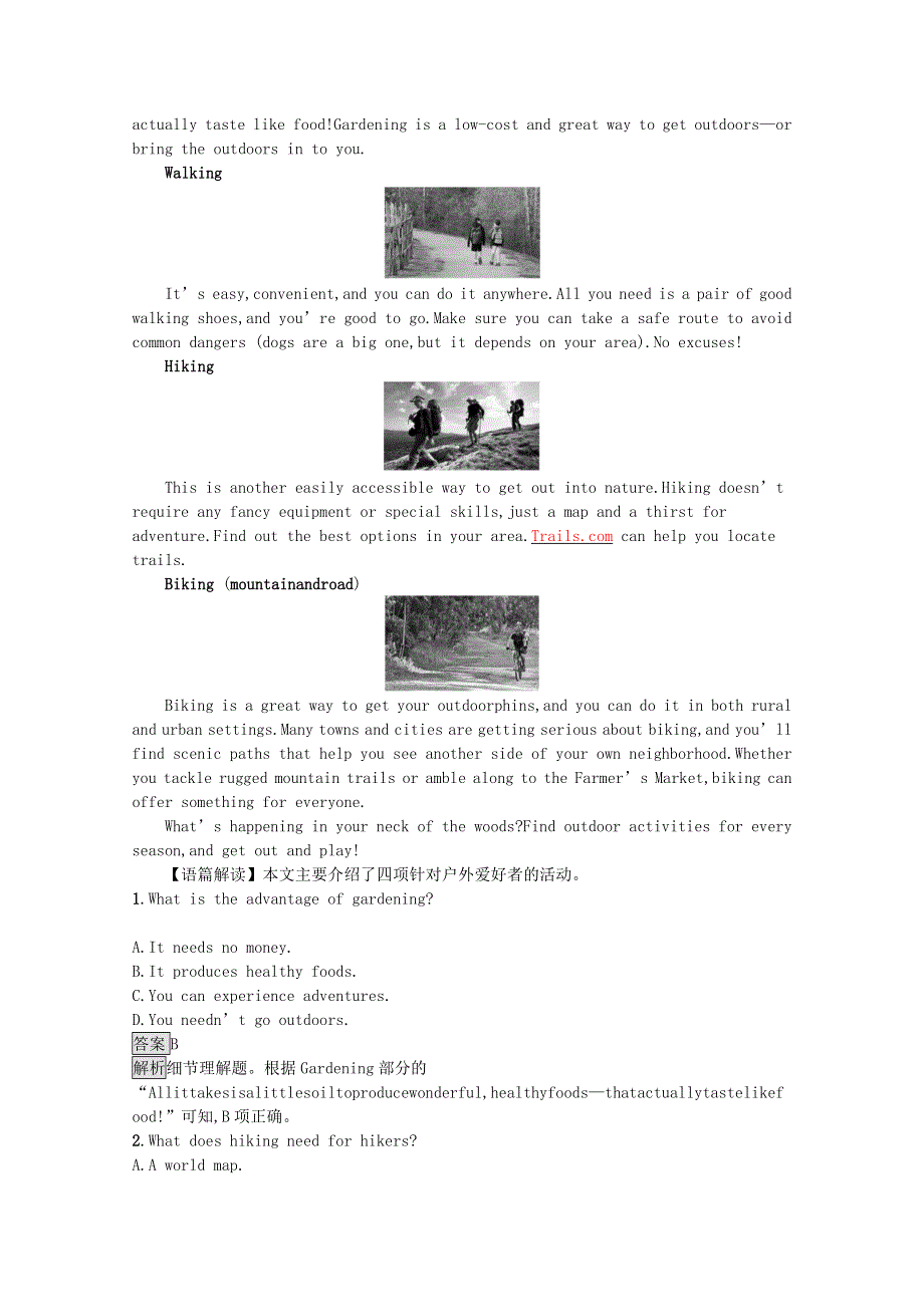 2020-2021学年新教材高中英语 Unit 2 Healthy Lifestyle Section A Reading and Thinking习题（含解析）新人教版选择性必修第三册.docx_第3页