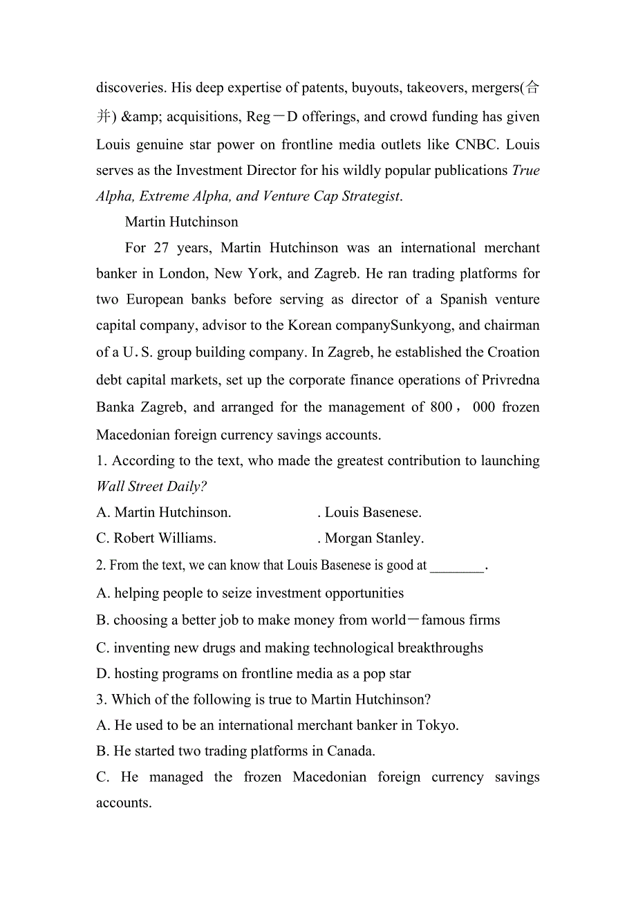 2019届高三人教版英语一轮复习题组层级快练：2UNIT 2　ENGLISH AROUND THE WORLD WORD版含解析.doc_第2页