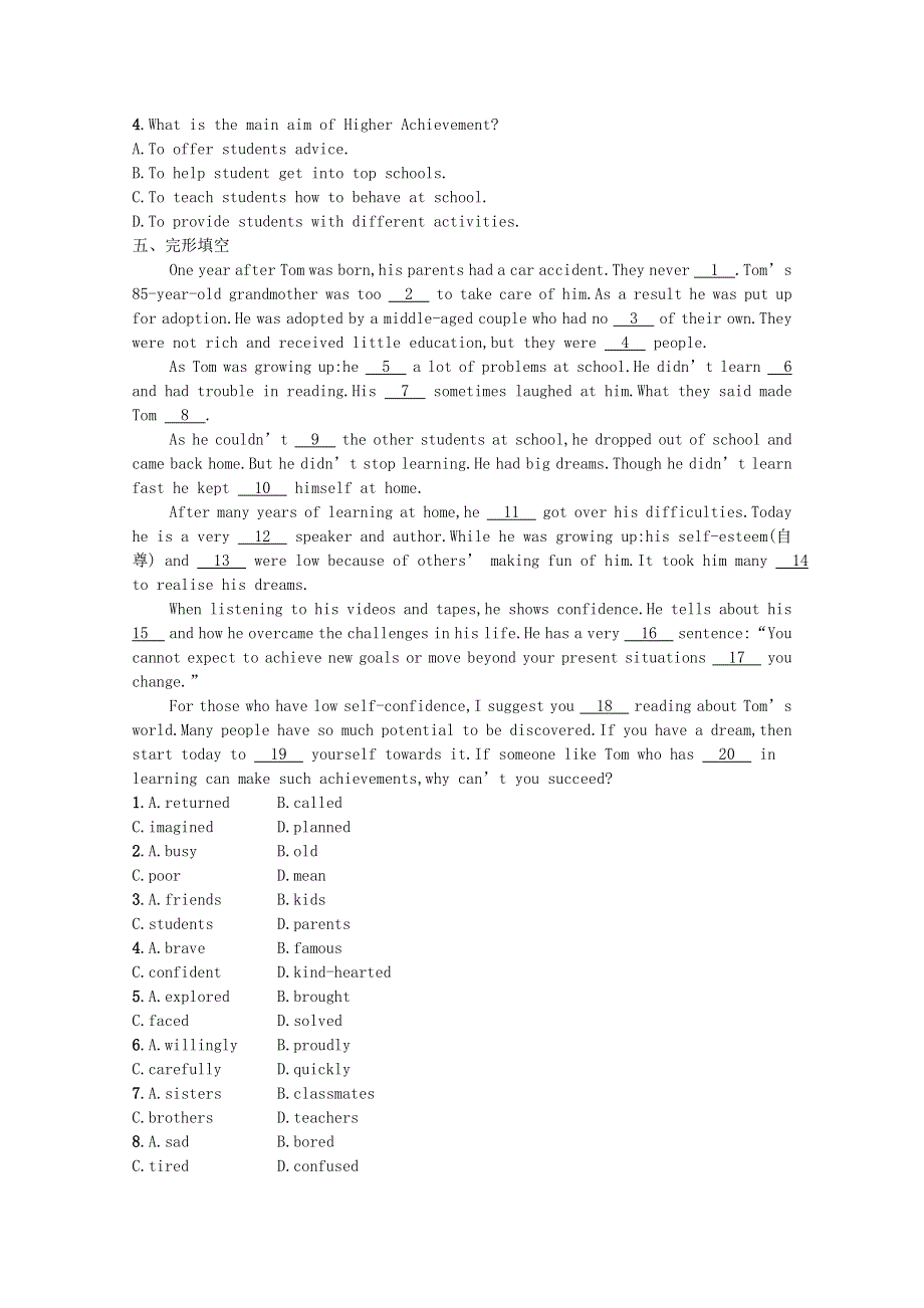 2020-2021学年新教材高中英语 Unit 9 Learning Section Ⅲ Writing WorkshopViewing Workshop & Reading Club练习（含解析）北师大版必修第三册.docx_第3页