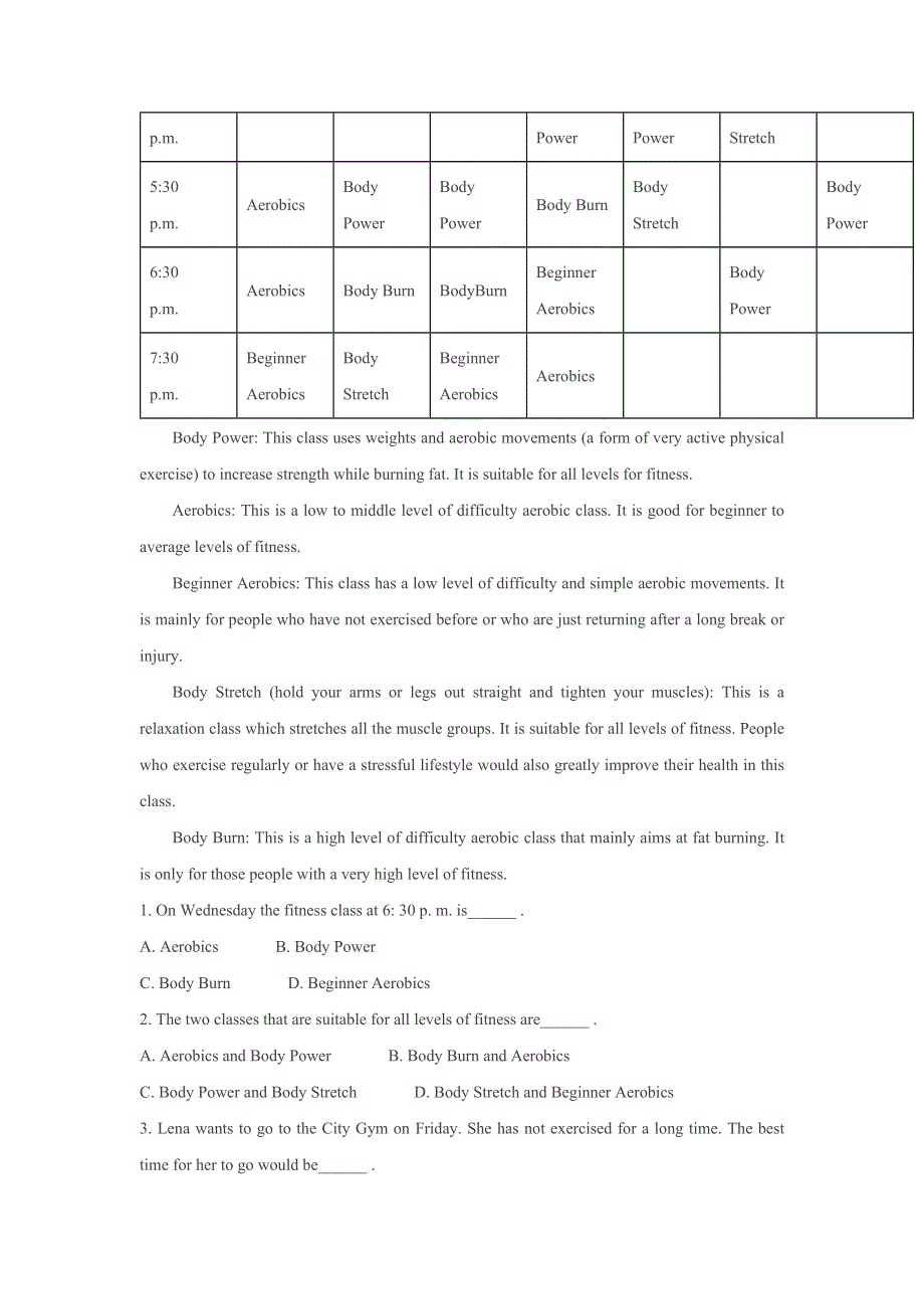2020-2021学年高二英语寒假提升天天练之阅读理解：DAY 7 广告布告 WORD版含解析.doc_第3页