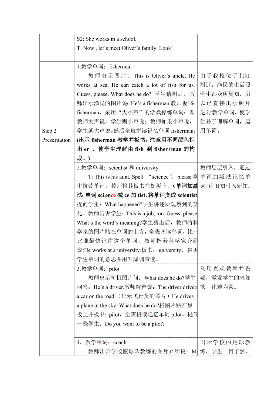 六年级上册英语教案－Unit5 What does he do Read and Write 人教.doc_第3页