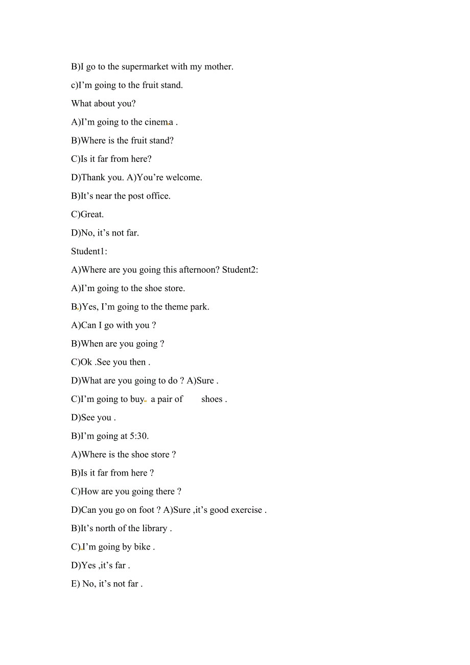 六年级上册英语复习教案Unit3_人教PEP.doc_第3页