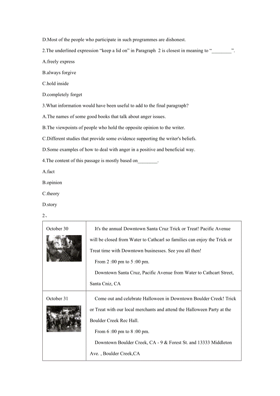 2019届高三英语考前冲刺模拟卷9 WORD版含答案.doc_第2页