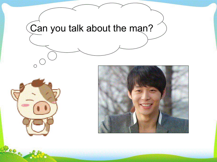 四年级上册英语课件-Unit 2 He Has a Funny Face Lesson1-2∣重大版 (共20张PPT).ppt_第3页