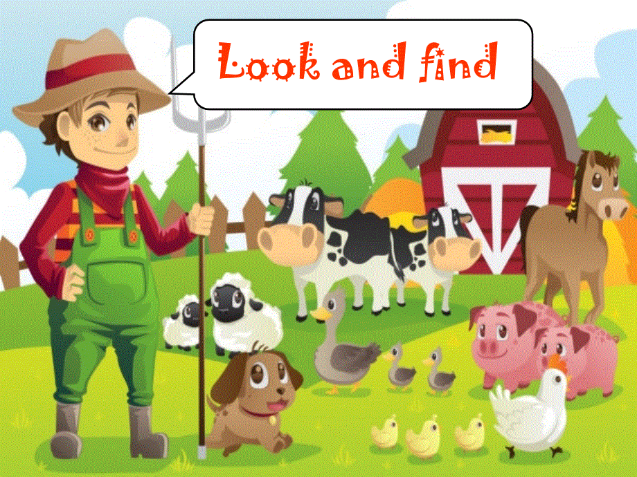 四年级上册英语课件-Unit 2 What Do They Have on the Farm Part A1_陕旅版.ppt_第2页