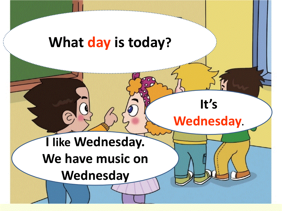四年级上册英语课件-Unit 3 Lesson 1 What day is today（2）︱鲁科版（五四学制）（三起）.ppt_第3页