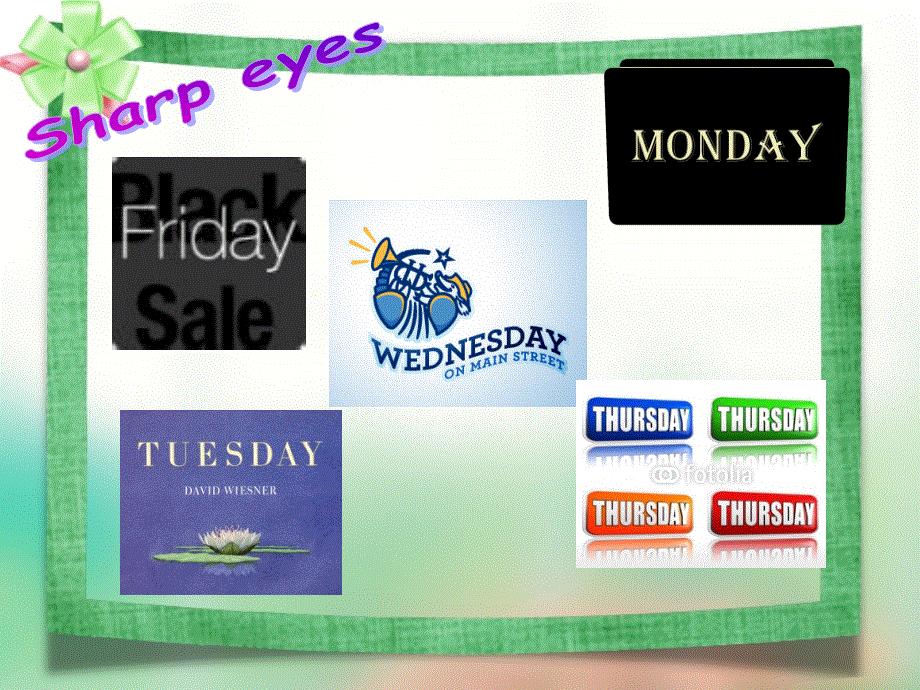 四年级上册英语课件-Unit 3 Lesson 2 I can dance on Friday（3）︱鲁科版（五四学制）（三起）.ppt_第3页