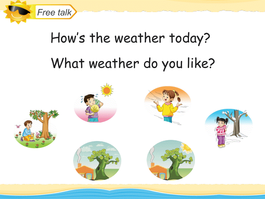 四年级上册英语课件-Unit 4 How’s the weather todayLesson 23_人教（精通）（2014秋） (共19张PPT).ppt_第3页