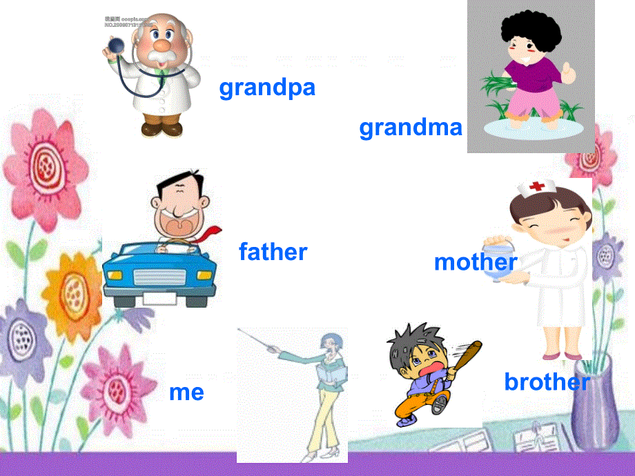 四年级上册英语课件-unit 6Meet my family!BLet's learn_人教版（PEP ）（2014秋）(共27张PPT).ppt_第2页