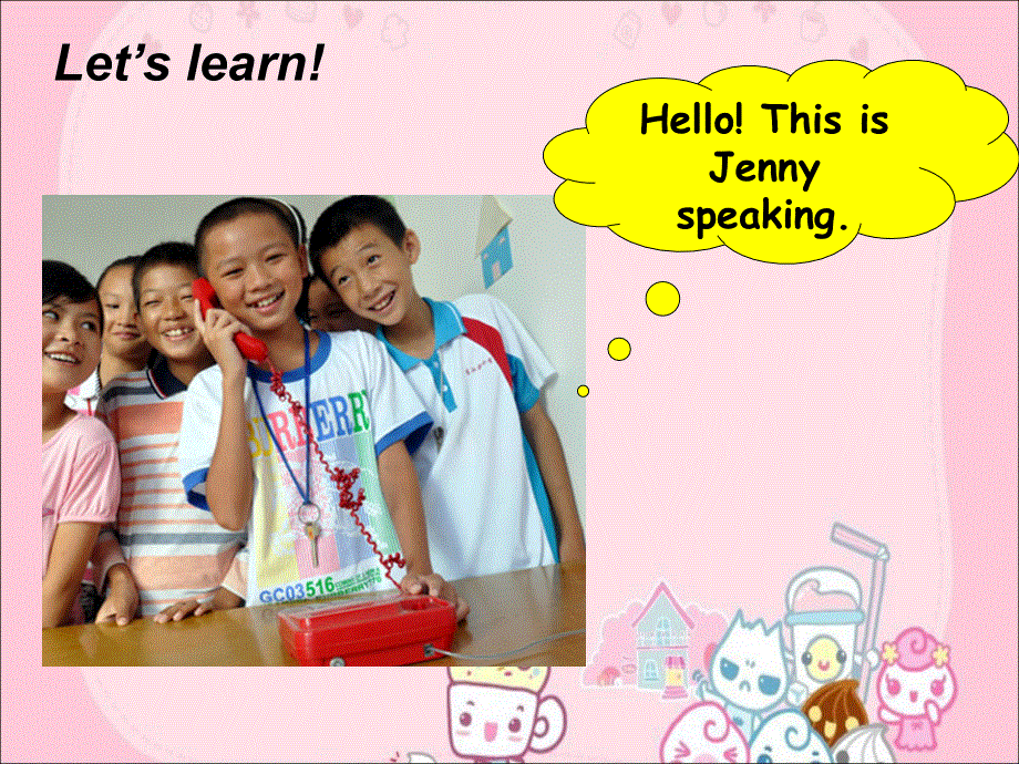 四年级上册英语课件-Unit 7 Lesson 1 This is Jenny speaking._ 鲁科版（五四学制）（三起）.ppt_第3页