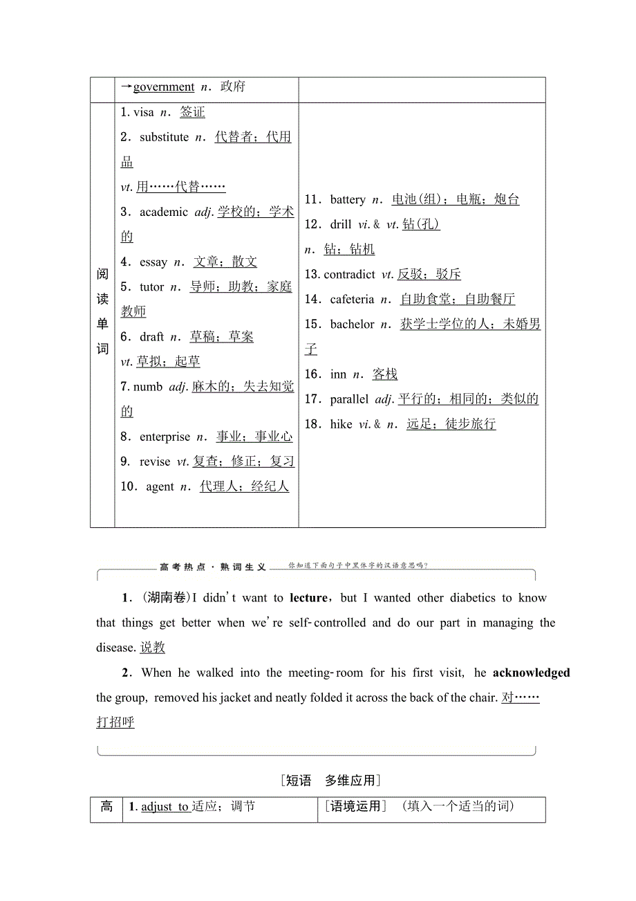 2020人教版高中英语课堂同步选修7学案 UNIT 5　TRAVELLING ABROAD WORD版含答案.doc_第3页