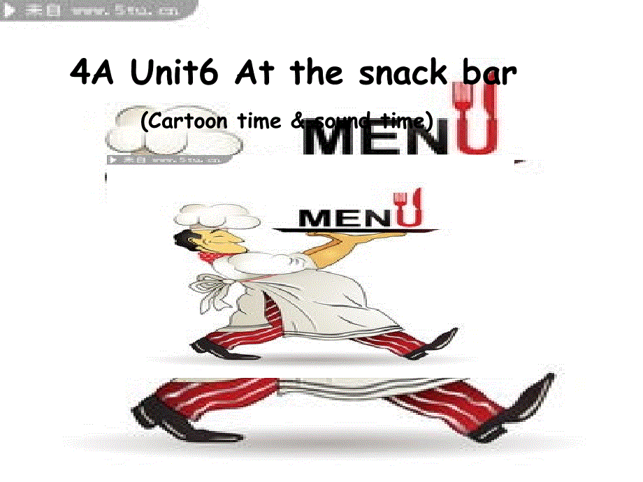 四年级上册英语课件－Unit 6《At the snack bar》（Cartoon time .ppt_第1页