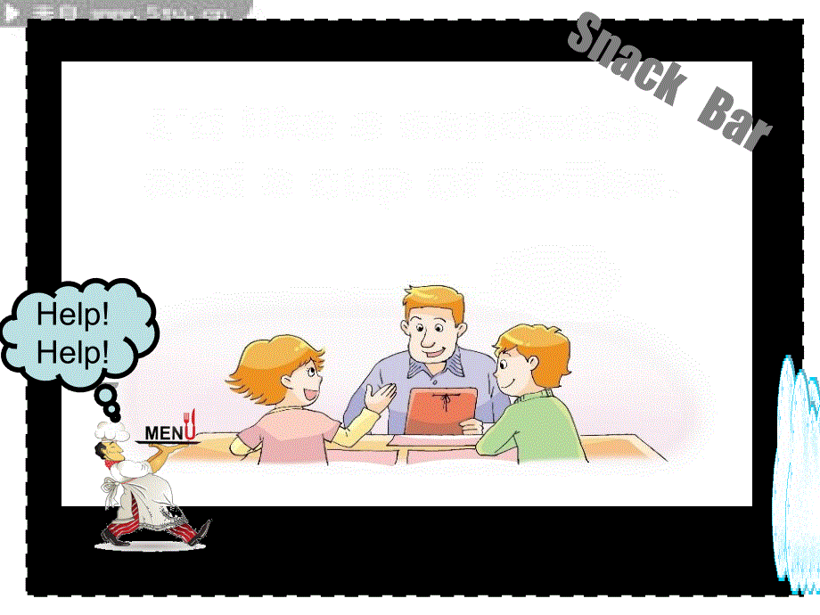 四年级上册英语课件－Unit 6《At the snack bar》（Cartoon time .ppt_第3页