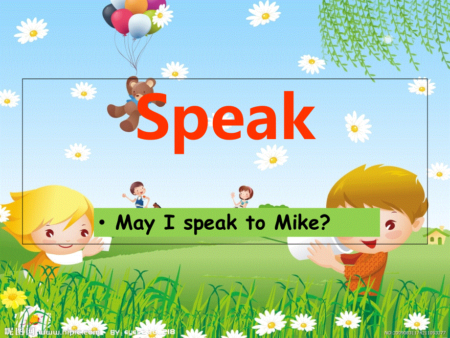 四年级上册英语课件－UNIT TWO MAY I SPEAK TO MIKE Lesson 53｜北京课改版 (共17张PPT).ppt_第3页